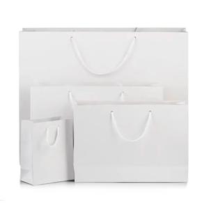 White Matt Boutique Paper Carrier Bags