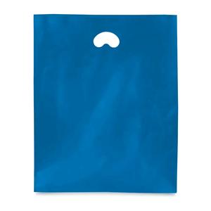 Navy Blue Biodegradable Plastic Carrier Bags