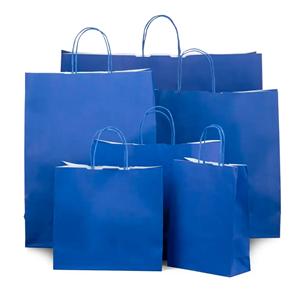 Premium Italian Ocean Wrap Paper Carrier Bags with Twisted Handles