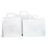 White Patisserie Carrier Bags with Flat Handles