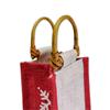 Iconic Christmas One Bottle Jute Bags