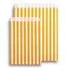 Orange Candy Stripe Paper Bags