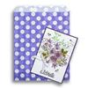 Purple Polka Dot Paper Bags