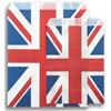 Kraft Paper Bag with Union Jack Design