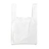 Vest Style White Standard Plastic Carrier Bags