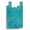 Vest Style Recycled Green Plastic Carrier Bags