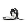 Black Double Satin Ribbon