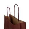 Premium Italian Burnt Red  Paper Carrier Bags with Twisted Handles