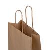 Value Recycled Brown Paper Carrier Bags with Twisted Handles (Unribbed)