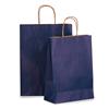 Dark Blue Paper Carrier Bags with Twisted Handles