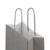 Grey Premium Italian Paper Carrier Bags with Twisted Handles