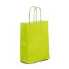 Premium Italian Lime Green Paper Carrier Bags with Twisted Handles