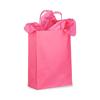 Magenta Paper Carrier Bags with Twisted Handles