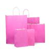 Premium Italian Pink Paper Carrier Bags with Twisted Handles