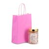 Premium Italian Pink Paper Carrier Bags with Twisted Handles