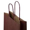 Italian Bordeaux Two Bottle Paper Bag with Twisted Handles