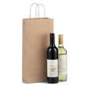 Italian Brown Two Bottle Paper Bag with Twisted Handles