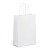 Premium White Italian Paper Carrier Bags with Twisted Handles