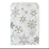 Christmas Silver Snowflake Paper  Counter Bags