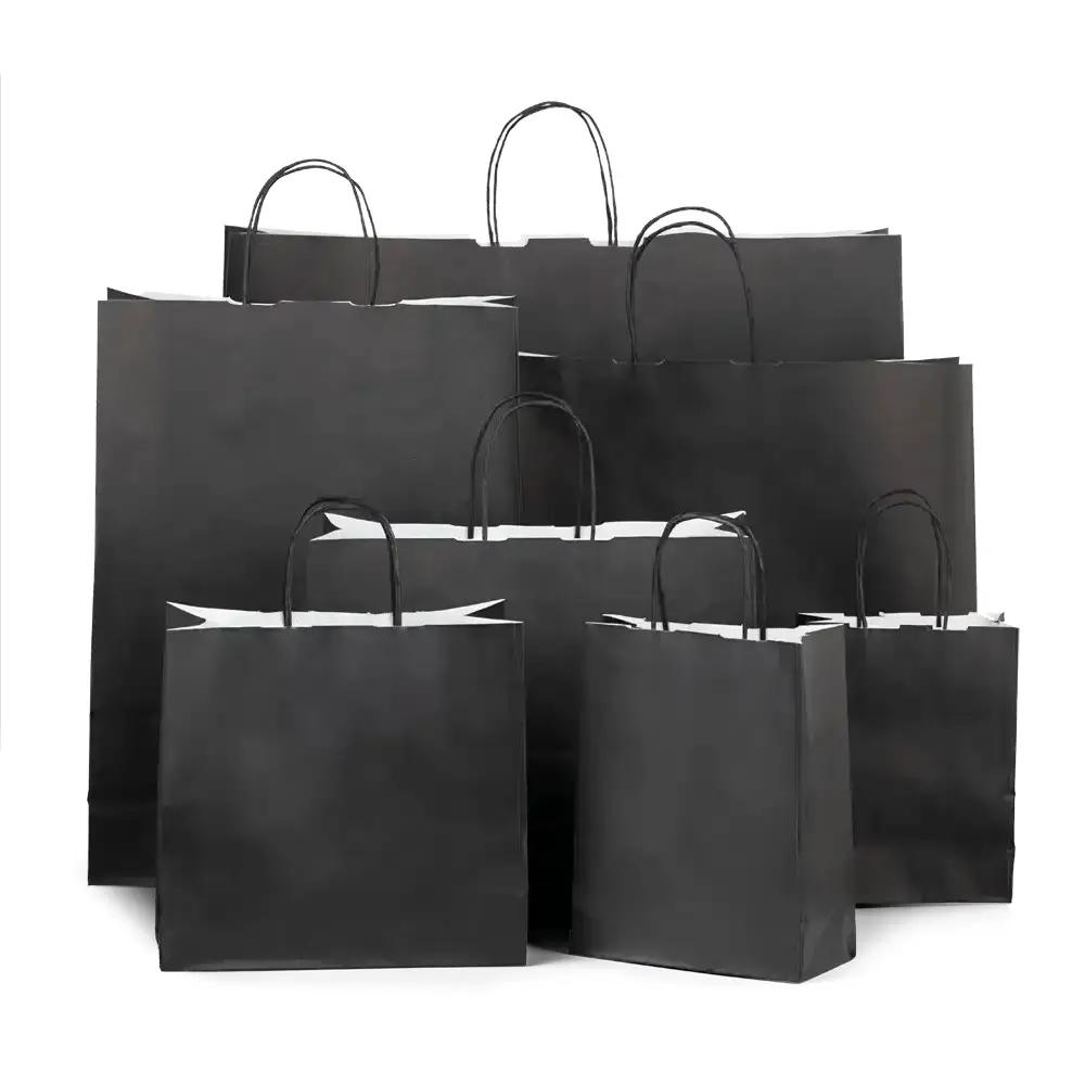 Black Paper Bags