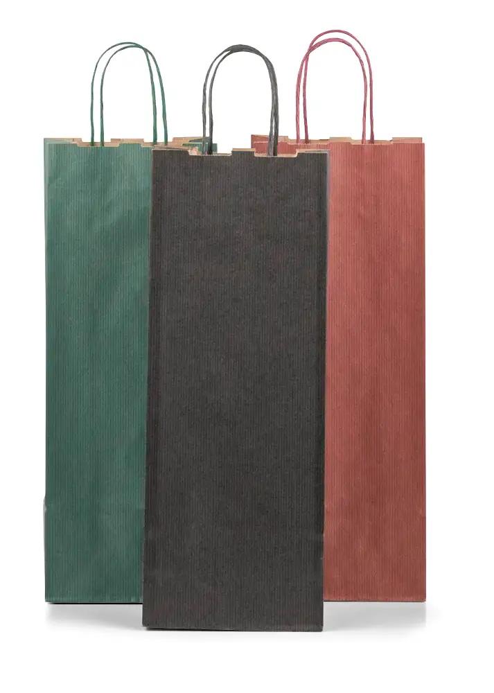 Natural Kraft Wine Bottle Bags