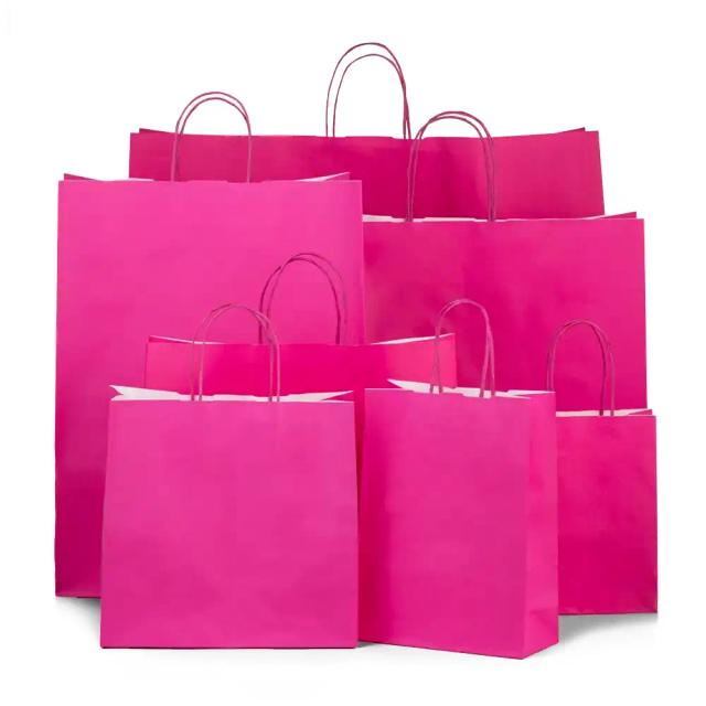 Pink Paper Bags