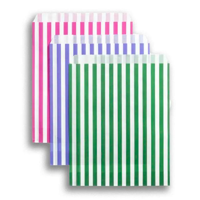 Candy Stripe Paper Bags