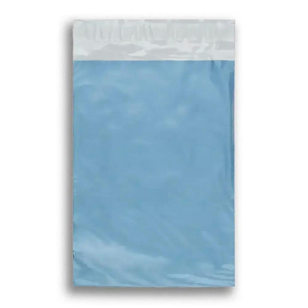 Metallic Blue Mailing Bags