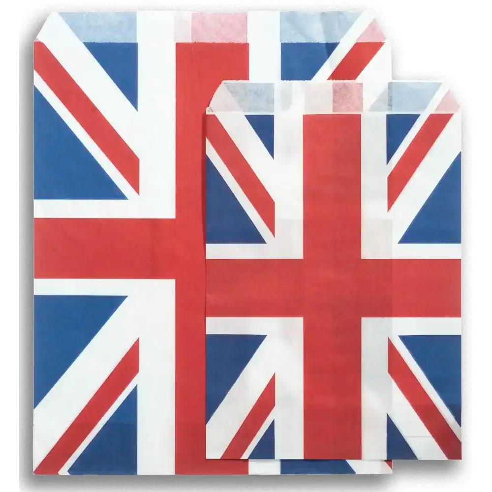 Kraft Paper Bag with Union Jack Design