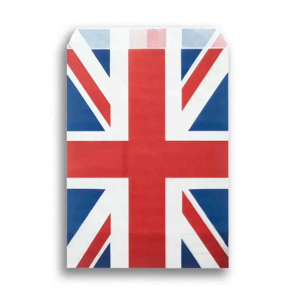 Kraft Paper Bag with Union Jack Design