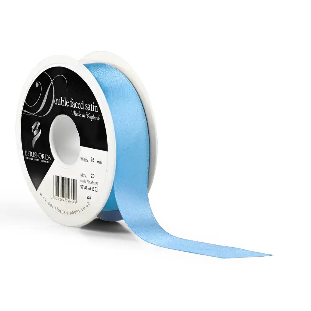 Baby Blue Double Satin Ribbon