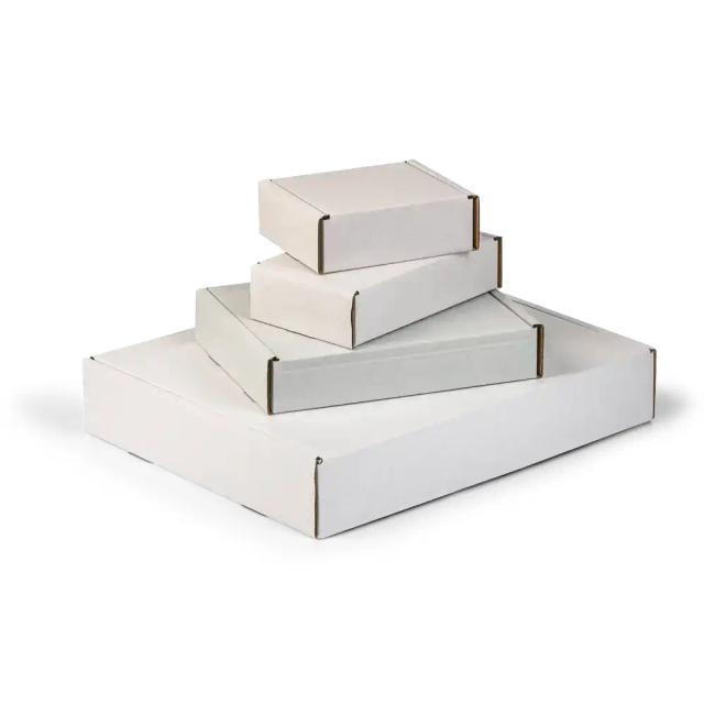 White Postal Mailing Boxes