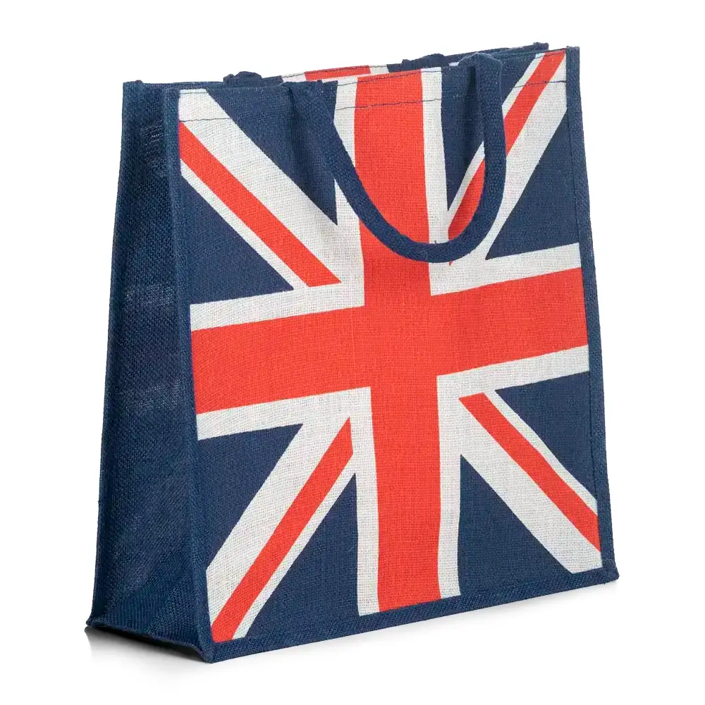 Union Jack Design Kraft Paper Bags, Paper Bags