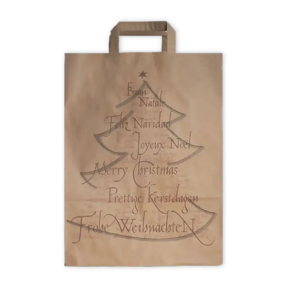 Xmas discount carrier bags